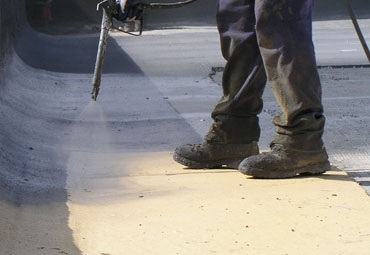 Coating systems over Newport News spray foam roof systems