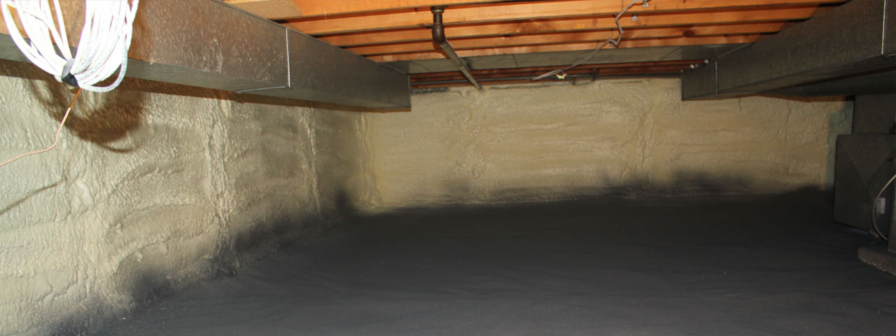 Newport News spray foam insulation for crawl spaces